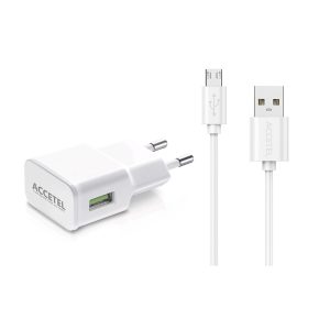 AC205 Cargador Pared USB 2.1A - Cable Micro USB