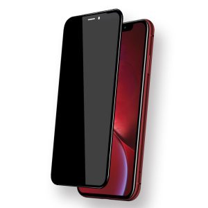 Protector Cristal Privacidad Anti-Espía - iPhone XR Negro