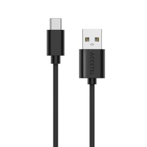 CU1606 Cable Datos 3A - USB-C Negro (1M)