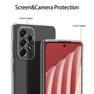 Silicona Clear 2.0 TPU - Samsung Galaxy A73 (Protección Lente)