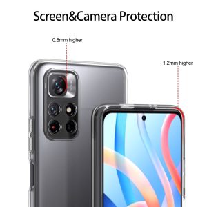 Silicona Clear 2.0 TPU - Xiaomi Poco M4 Pro 5G / Redmi Note 11 5G (Protección Lente)