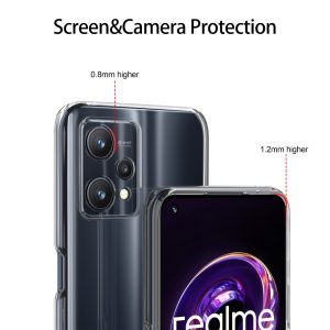 Silicona Clear 2.0 TPU - Realme 9 Pro (Protección Lente)