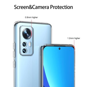Silicona Clear 2.0 TPU - Xiaomi Mi 12/12X (Protección Lente)