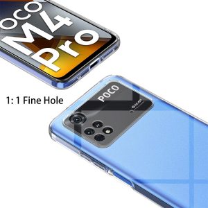 Silicona Clear 2.0 TPU - Xiaomi Poco M4 Pro 4G (Protección Lente)