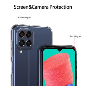 Silicona Clear 2.0 TPU - Samsung Galaxy M33 5G (Protección Lente)