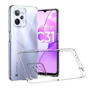 Silicona Clear 2.0 TPU - Realme C31 (Protección Lente)