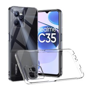 Silicona Clear 2.0 TPU - Realme C35 (Protección Lente)