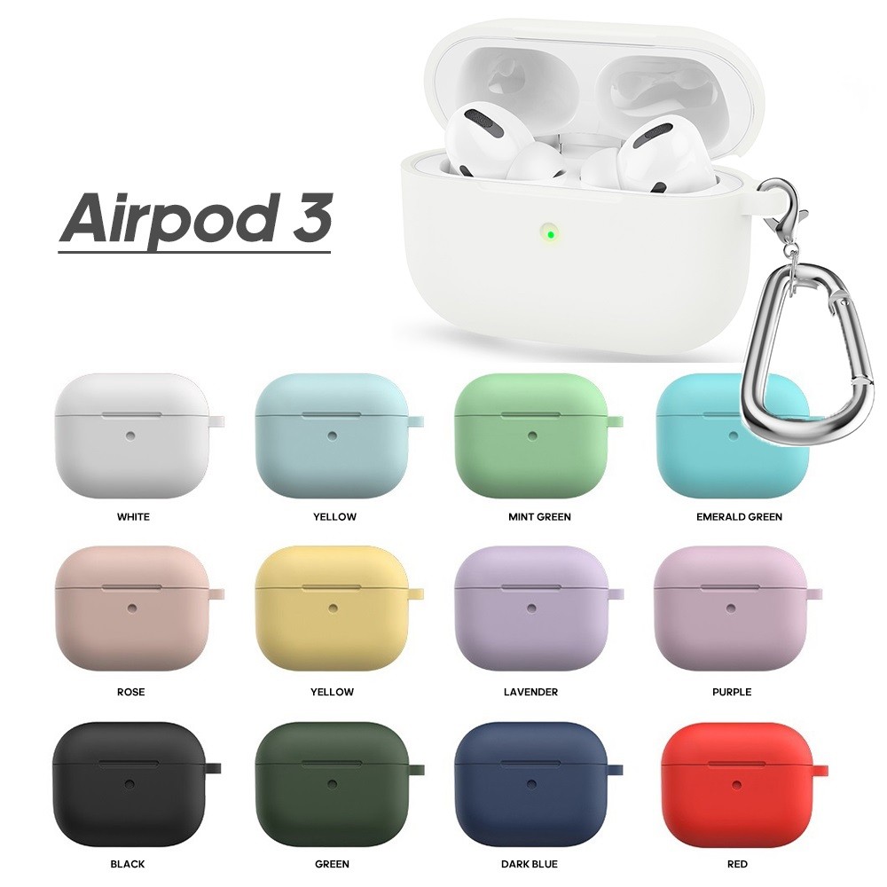Funda Protectora Silicona para AirPods 3