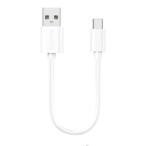 CU307 Cable Datos 3.0A - USB-C Blanco (0.30M)