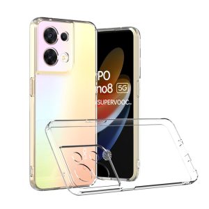Silicona Clear 2.0 TPU - Oppo Reno 8 5G (Protección Lente)