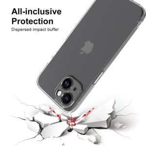 Silicona Clear 2.0 TPU - iPhone 15 6.1" (Protección Lente)