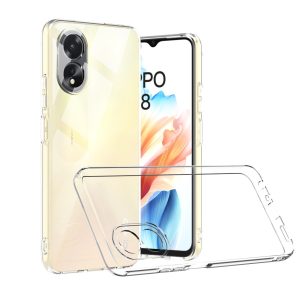 Silicona Clear 2.0 TPU - Oppo A38 4G / A18 (Protección Lente)