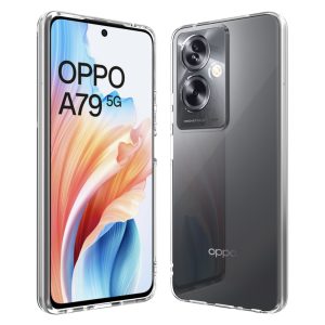 Silicona Clear 2.0 TPU - Oppo A79 5G (Protección Lente)