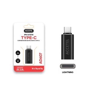 AD607 Adaptador Lightning a USB-C