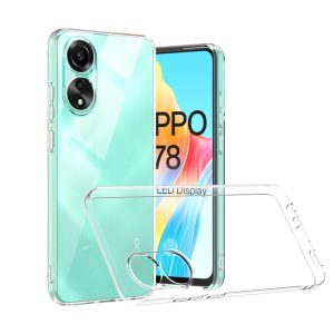 Silicona Clear 2.0 TPU - Oppo A78 4G (Protección Lente)