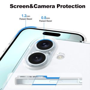 Silicona Clear 2.0 TPU - iPhone 16 6.1" (Protección Lente)