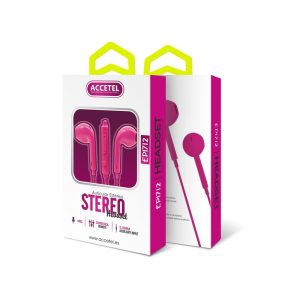 EP1712 Auricular con Micrófono y Botón Multifunción - Fucsia
