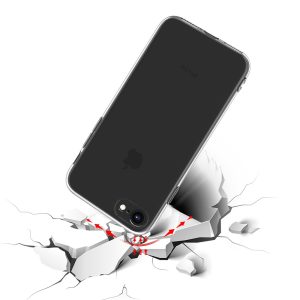 Silicona Clear 2.0 TPU - iPhone 7G / 8G / SE (Protección Lente)