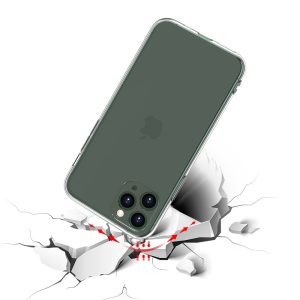 Silicona Clear 2.0 TPU - iPhone 11 Pro Max (Protección Lente)