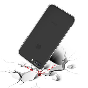 Silicona Clear 2.0 TPU - iPhone 7Plus / 8Plus (Protección Lente)