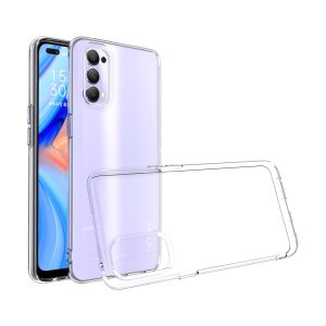 Silicona Clear 2.0 TPU - Oppo Reno 4 5G (Protección Lente)