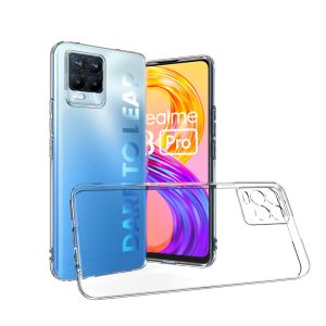 Silicona Clear 2.0 TPU - Realme 8 / 8 Pro (Protección Lente)