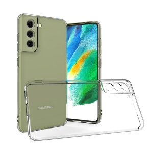 Silicona Clear 2.0 TPU - Samsung Galaxy S21 FE (Protección Lente)