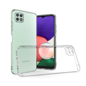 Silicona Clear 2.0 TPU - Samsung Galaxy A22 4G (Protección Lente)