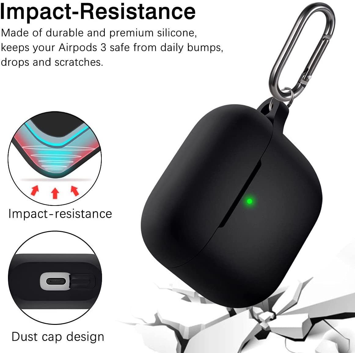 Funda Protectora Silicona para AirPods 3 - Imagen 2