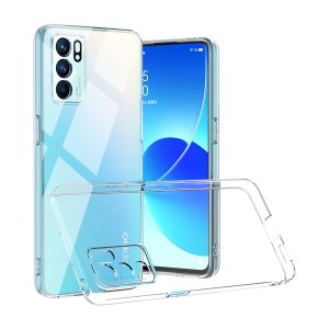 Silicona Clear 2.0 TPU - Oppo Reno 6 5G (Protección Lente)