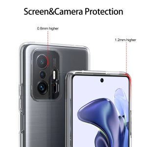 Silicona Clear 2.0 TPU - Xiaomi Mi 11T / 11T Pro (Protección Lente)