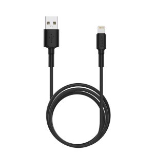 CU2182 Cable Datos TPE 2.4A - iPhone 11/12/13 Negro (1M)