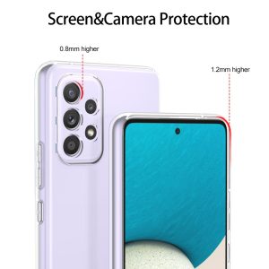 Silicona Clear 2.0 TPU - Samsung Galaxy A53 5G (Protección Lente)