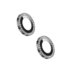 Protector Cristal Lentes Diamante Aluminio - iPhone 13 Mini 5.4" / 13 6.1"(2Pcs)