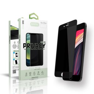 Protector Cristal Privacidad Anti-Espía - iPhone SE (2020) / SE (2022) Negro