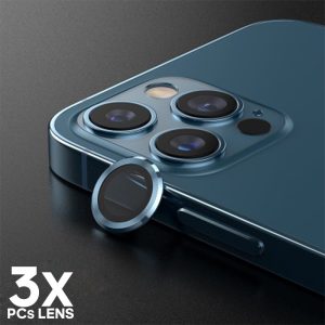 Protector Cristal Lentes Metal - iPhone 12 Pro Max 6.7"(3Pcs)