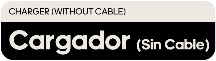 Cargador (sin cable)
